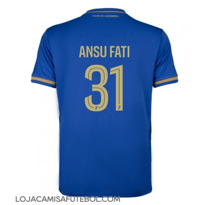 Camisa de Futebol AS Monaco Ansu Fati #31 Equipamento Secundário 2025-26 Manga Curta Camisa de Futebol AS Monaco Ansu Fati #31 Equipamento Secundário 2025-26 Manga Curta